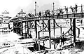 Le pont Koraibashi, en acier, en 1870.