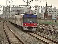 Arrivée d'une rame en 2012.