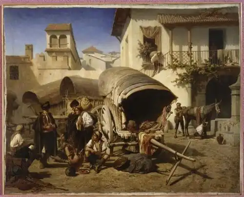 Posada San Rafael à Cordoue (1861), Bayonne, musée Bonnat-Helleu.