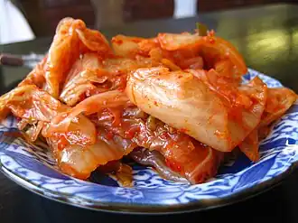 Baechu kimchi coréen.