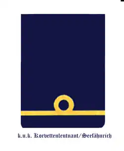 k.u.k. Kriegsmarine Seefahnrich(Première Guerre mondiale)