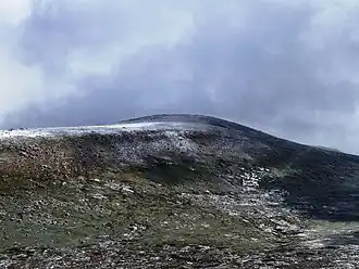 Vue du sommet du mont Kosciuszko.