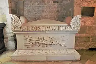 Sarcophage de Tadeusz Kościuszko.