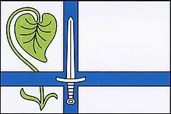 Drapeau de Kostelec u Heřmanova Městce