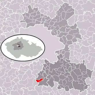 Localisation de Kostelec u Křížků
