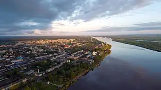 Kotlas et la Dvina septentrionale.