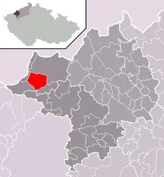 Localisation de Kovářská