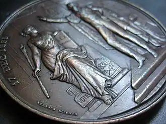 Léopold II, 1865, revers.