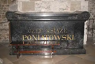 Sarcophage de Józef Antoni Poniatowski.
