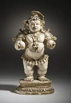 Krishna, ivoire, Inde du XVIe&nbsp;siècle