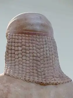 Détails de la chevelure.