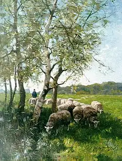 Berger avec troupeau (c.1895)