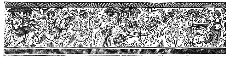 Motifs du Vase de Kulu&nbsp;(en).