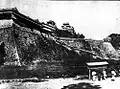 Détail du château de Kumamoto, 1872.