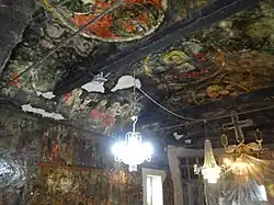 Fresques dans l'église