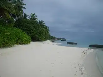 Plage à Kuramathi
