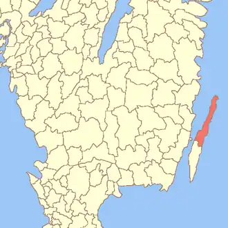 Localisation de Borgholm