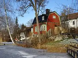 Villa dans l'Îlot de Säckpipan près de Långsjön.
