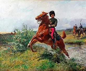 La Retraite des Uhlands, 1898Collection privée