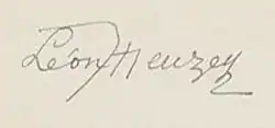 signature de Léon Heuzey
