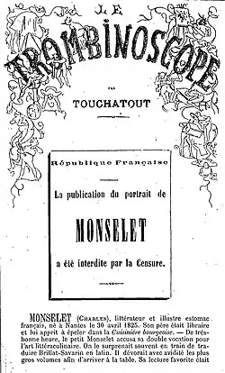 4 - Charles Monselet.