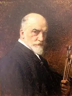 Autoportrait (1905), huile sur toile, 61&nbsp;×&nbsp;47&nbsp;cm Florence, Corridor de Vasari.