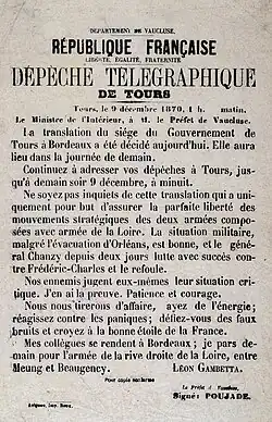 Texte dactylographié.