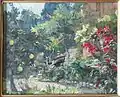 Léon Houyoux, Menton, Jardin au citronnier, coll. privée