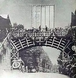 Léon Théry durant le deuxième tour.