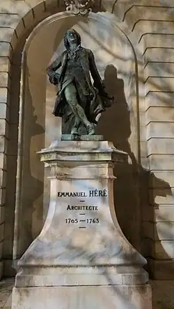 Monument à Emmanuel Héré (1894), Nancy, place Stanislas.
