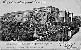 L'université Saint-Joseph en 1905.