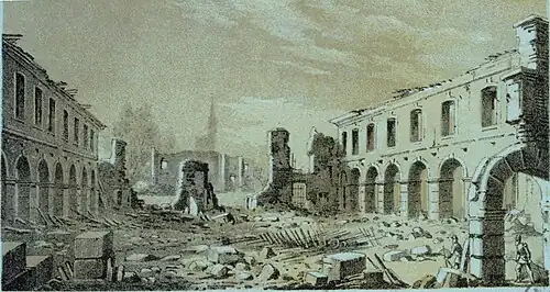 L’arsenal en 1870.