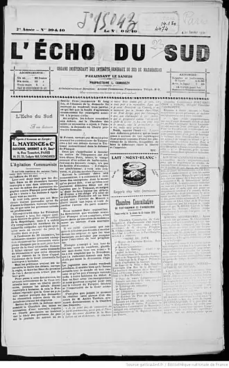 Image illustrative de l’article L'Écho du Sud