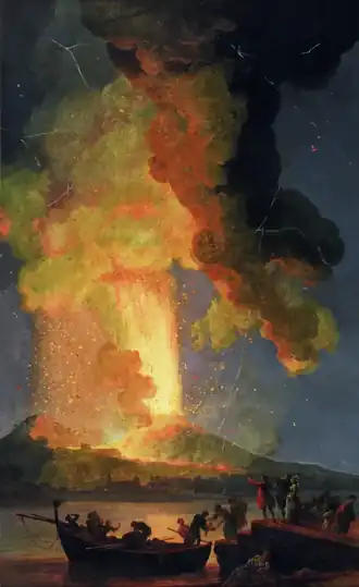 Pierre-Jacques Volaire, L'Éruption du Vésuve (vers 1771)