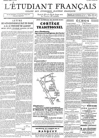 Image illustrative de l’article L'Étudiant français