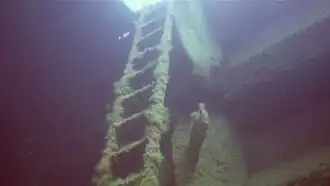 L'échelle vers la cale