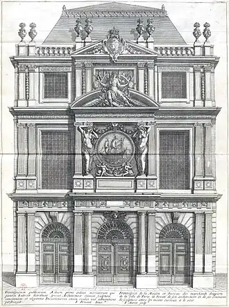 La Maison des marchands drapiers par Jean Marot (1686).
