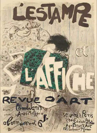 Affiche lithographiée de Pierre Bonnard (1897).