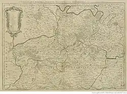 Le diocèse de Chartres, après son démembrement de 1697.