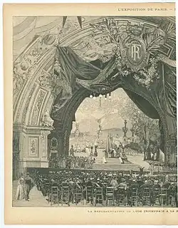 L'Exposition de Paris de 1889 (Supplément du no&nbsp;79 (partie gauche).