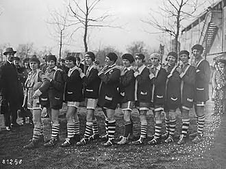 Photo d'une équipe de football