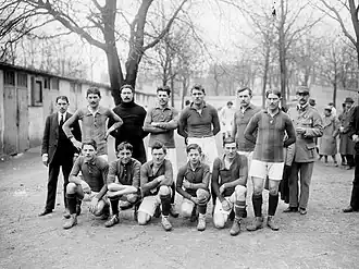 Photo d'une équipe de football