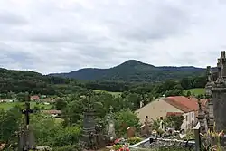 L'Ormont vu du cimetiére.