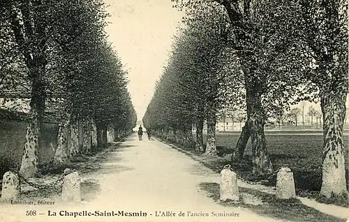 L'allée des tilleuls au début du XXe