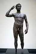 Lysippe. Athlète vainqueur. IVe siècle avant notre ère. Bronze. J. Paul Getty Museum