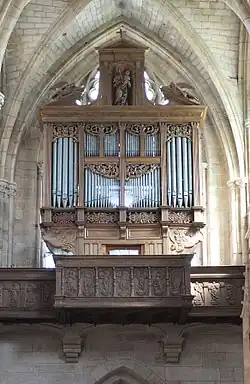 L'orgue du XVIe siècle.