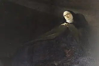 Peinture représentant l'extase de Sainte Thérèse d'Avila