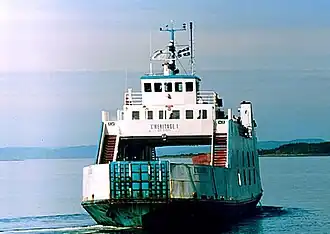 L'Héritage I est le traversier entre Trois-Pistoles et Les Escoumins.