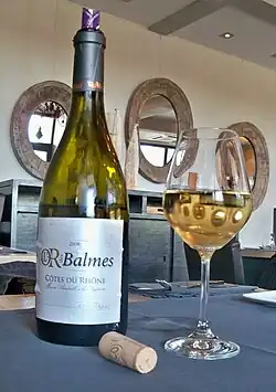 Côtes-du-rhône blanc de Balma Vénitia