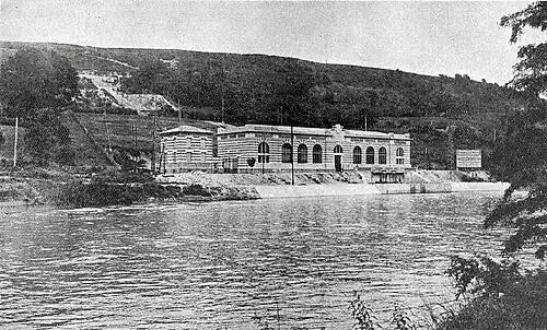 L'usine élévatoire d'Empalot, en 1936.